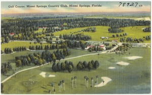 Golf course, Miami Springs Country Club, Miami Springs, Florida