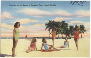 Beauties on the Beach at Crandon Park, Miami, Florida