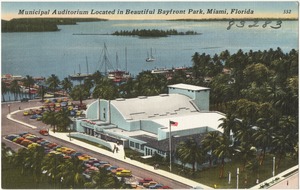 Municipal Auditorium located in beautiful Bayfront Park, Miami, Florida