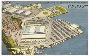 The new Dinner Key Exposition Hall, Miami, Florida