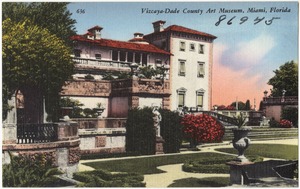 Vizcaya-Dade County Art Museum, Miami, Florida
