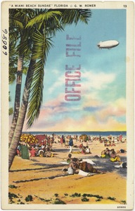 "A Miami Beach sundae" Florida