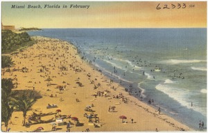 Miami Beach, Florida in February