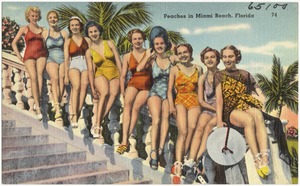 Peaches in Miami Beach, Florida
