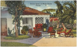 Private estate at Miami Beach, Florida