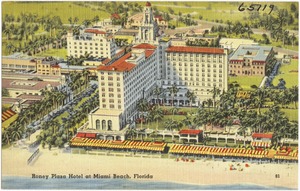 Roney Plaza hotel at Miami Beach, Florida