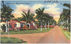 Sunset Island, Miami Beach, Florida