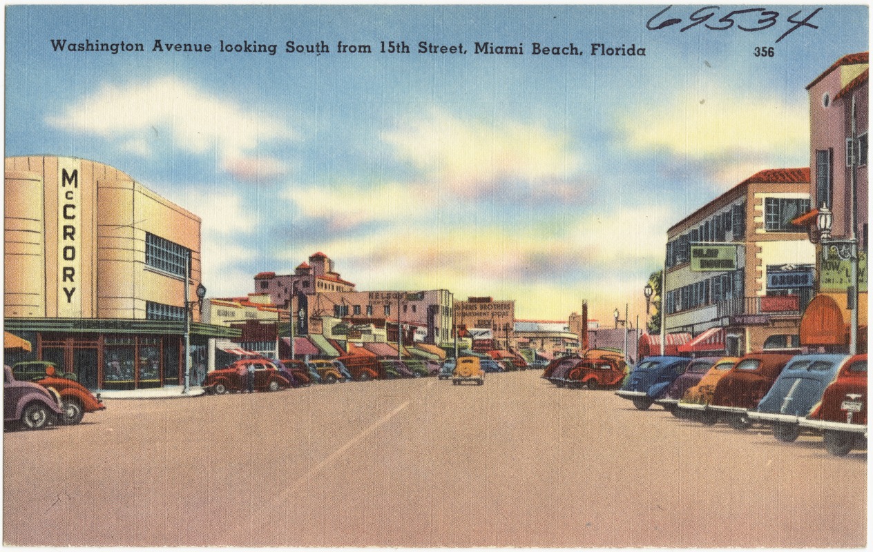 Washington Avenue and 5th Street, Miami Beach, Florida - Digital  Commonwealth