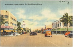 Washington Avenue and 5th Street, Miami Beach, Florida