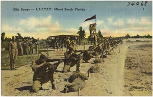 Rifle range- A.A.F.T.T.C., Miami Beach, Florida