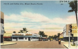 71st St. and Collins Ave., Miami Beach, Florida