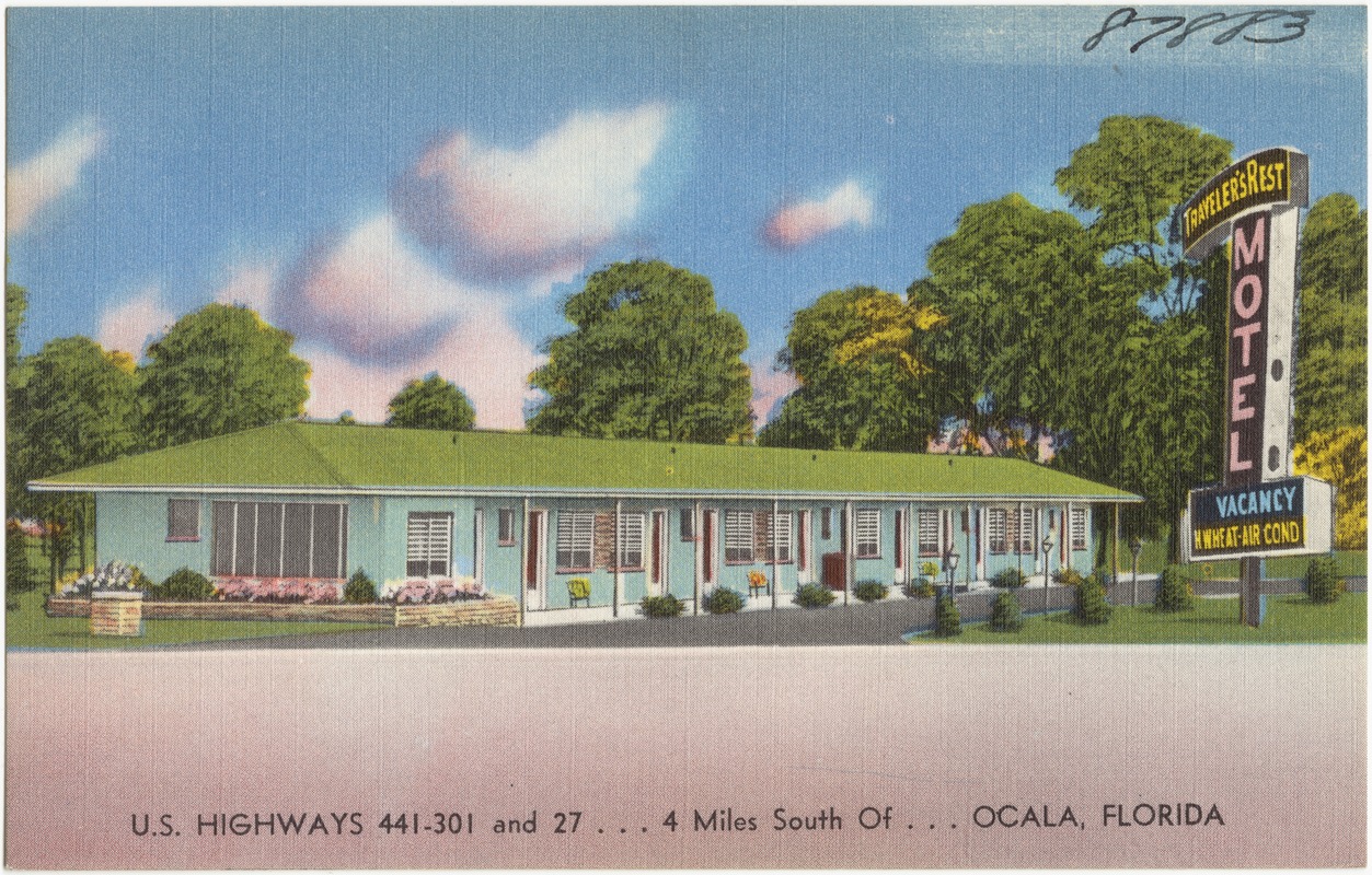 Traveler's Rest Motel, U.S. highways 441-301 and 27, 4 miles south of Ocala, Florida