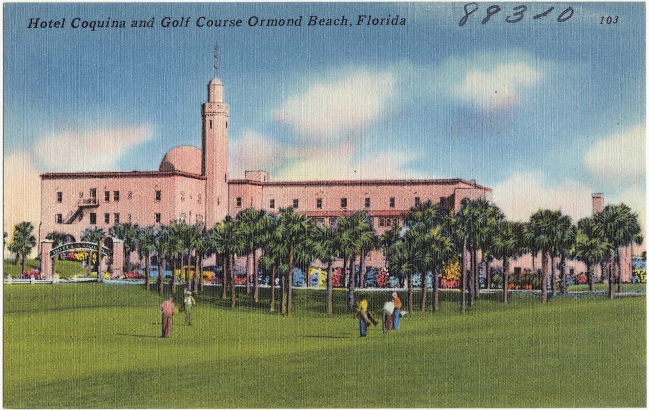 Hotel Coquina and golf course, Ormond Beach, Florida