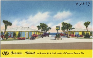 Oceanic Motel on Route A1A, 2 miles north of Ormond Beach, Florida