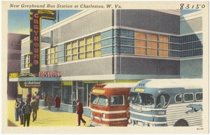 New Greyhound Bus Station at Charleston, W. Va.