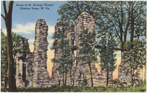 Ruins of St. George Chapel, Charles Town, W. Va.