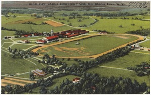 Aerial view, Charles Town Jockey Club, Inc., Charles Town, W. Va.