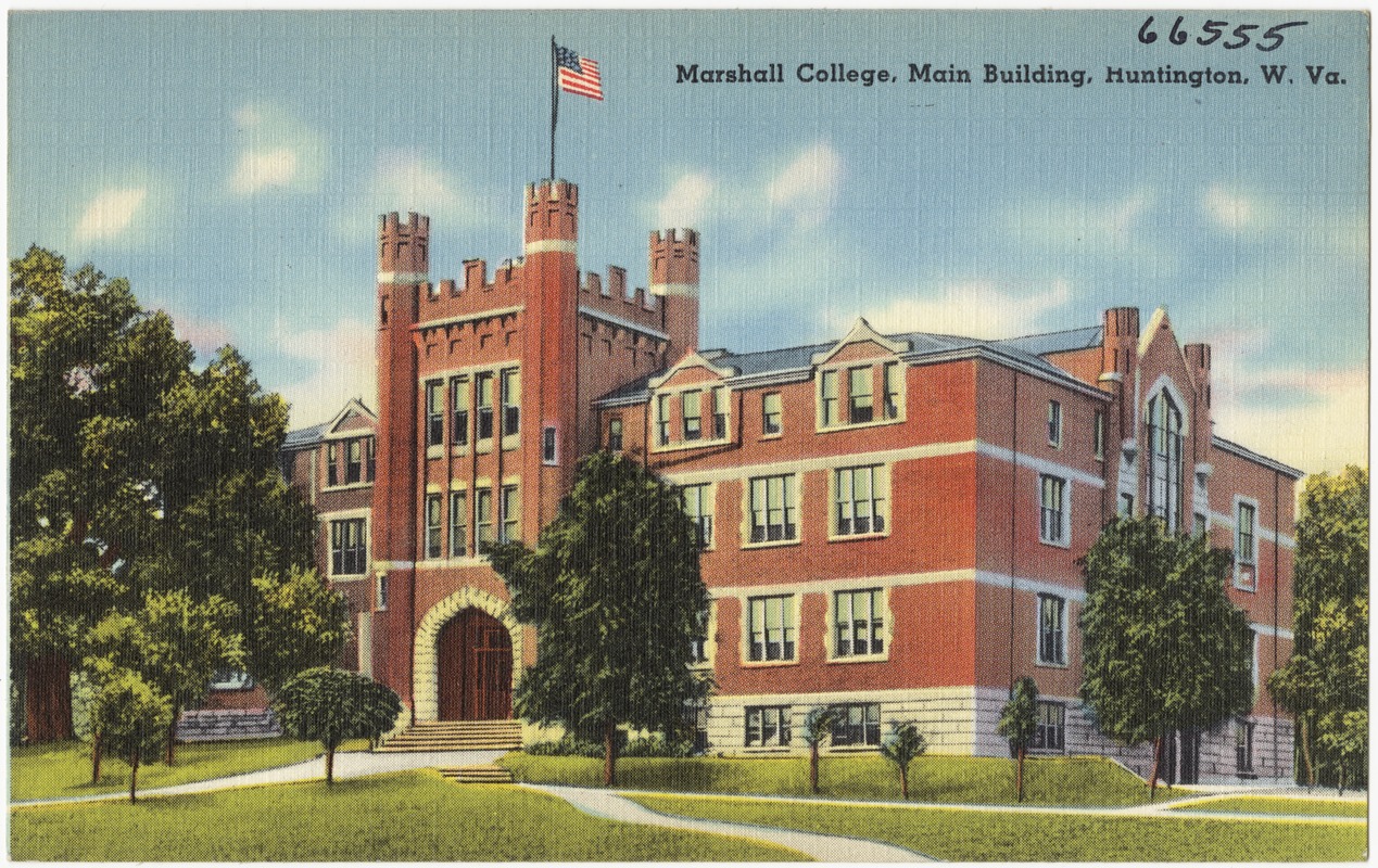 Marshall College, main building, Huntington, W. Va.