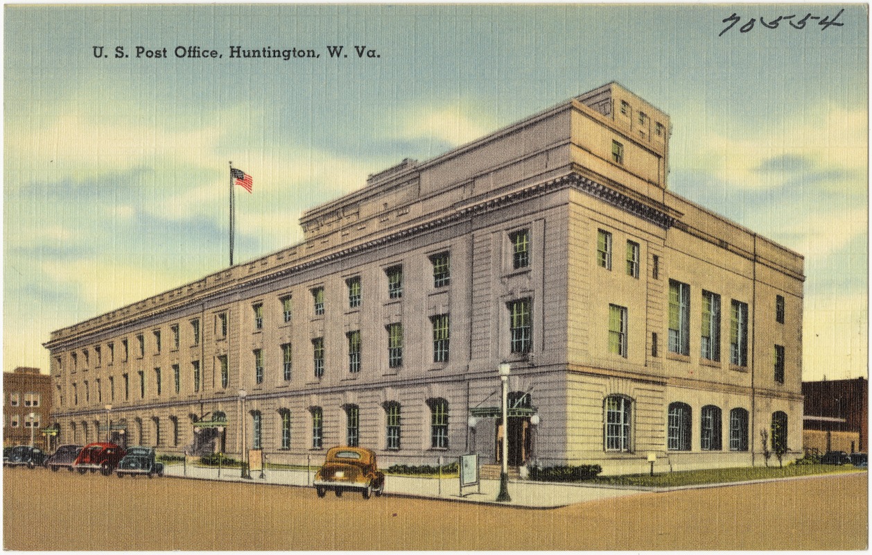 U. S. Post Office, Huntington, W. Va. Digital Commonwealth