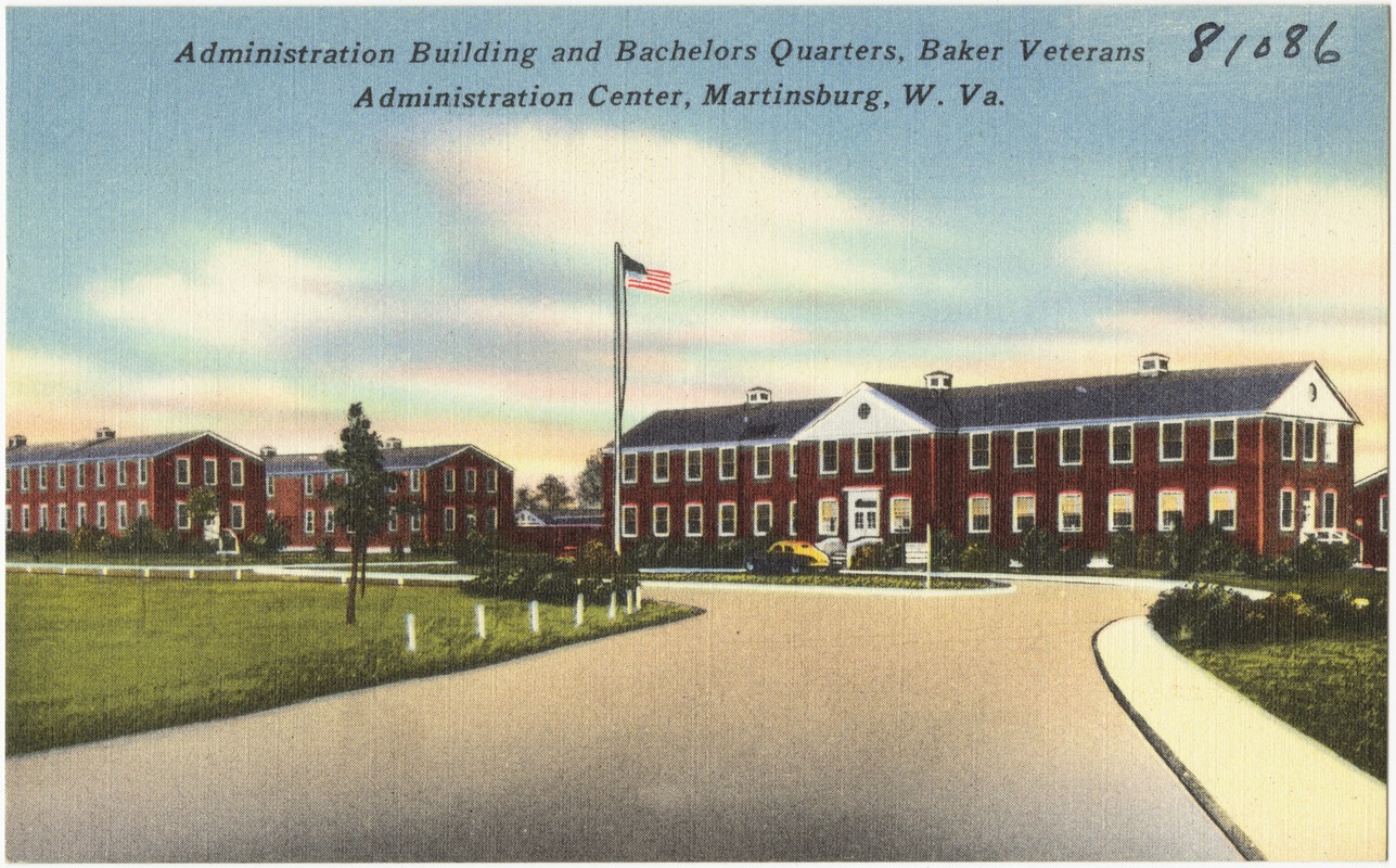 Administration building and Bachelors Quarters, Baker Veterans Administration Center, Martinsburg, W. Va.