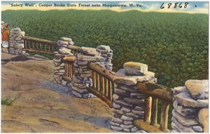 "Safety Wall," Cooper Rocks State Forest near Morgantown, W. Va.
