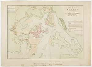 A Plan of Boston, and its environs.