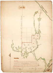 This plan represents par of the Bay of Passamoquoddy