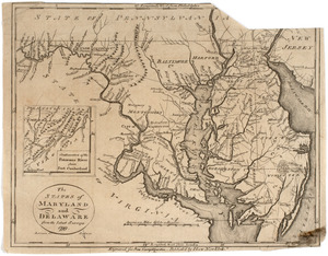 The states of Maryland and Delaware from the latest surveys, 1799