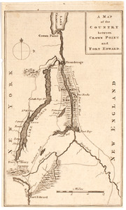 A Map of the country between Crown Point and Ford Edward