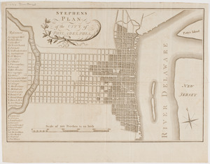 Stephens plan of the city of Philadelphia