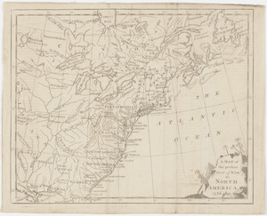 A Map of the present seat of war in North America