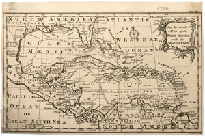 An Accurate map of the West Indies, with the adjacent coast