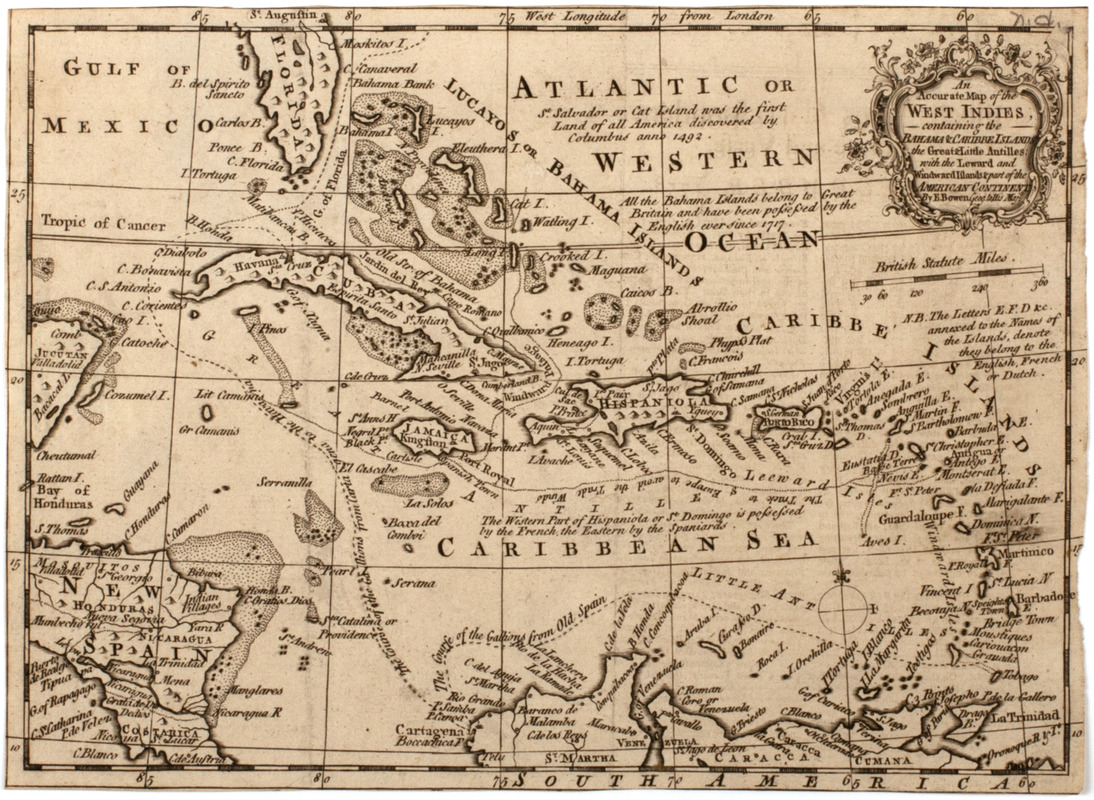 An accurate map of the West Indies,