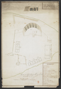 PLAN of FORT FREDERICK at NEWFOUND-LAND as it is now with the new Additions