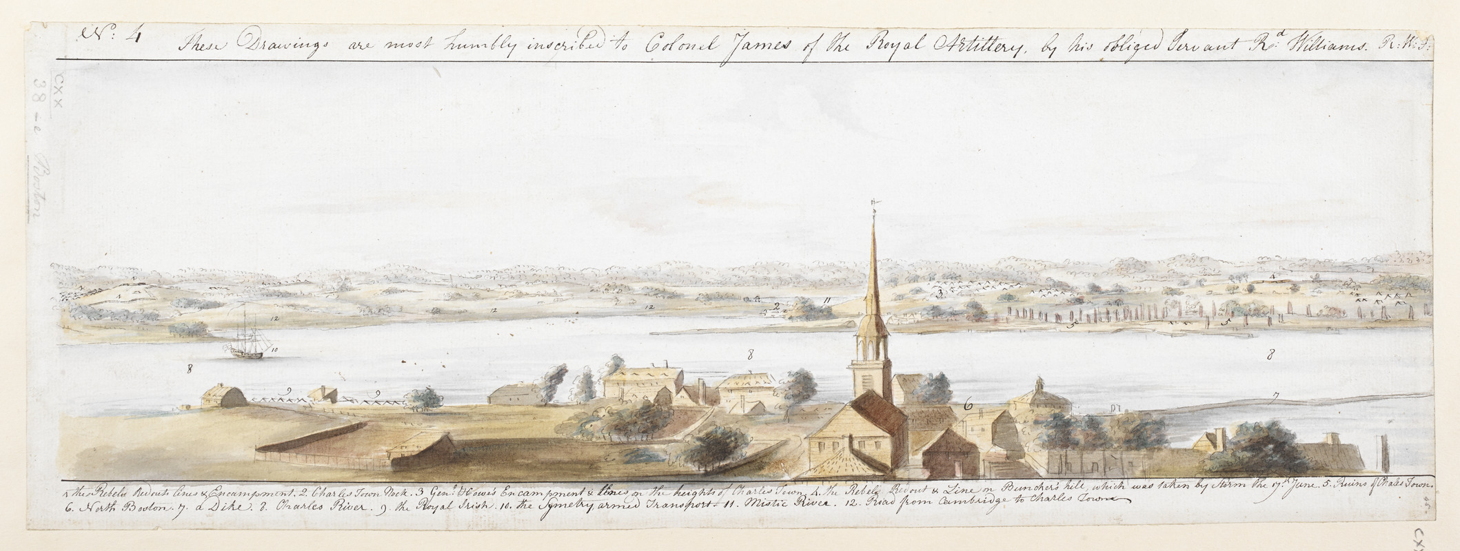 [View of the country round Boston taken from Beacon hill]