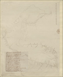 [A map of part of New York, comprehending the country between New York and Quebec, the river Connecticut, &c., to shew "the way from Albany to Canada ..... part by land and part by water;" drawn about 1720, on a scale of 31 miles to an inch]