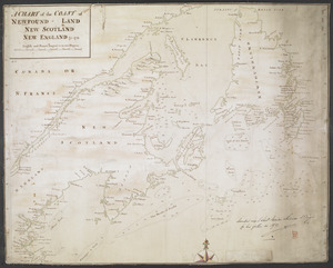 A CHART of the COAST OF NEWFOUND-LAND NEW SCOTLAND NEW ENGLAND &c. 1711