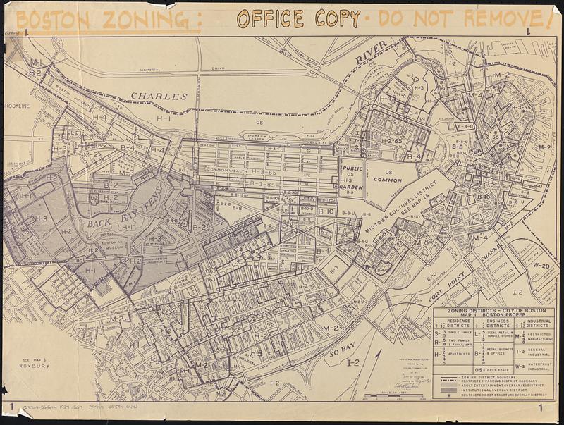 Zoning districts, city of Boston - Digital Commonwealth