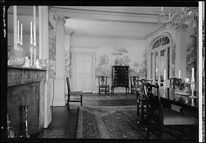 Daggett House, Salem: interior, dining room
