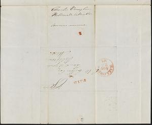 Charles Vaughan to George Coffin, 24 November 1842