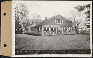 Kent-Legrea [Legare] Estate, looking southerly, Suffield, Conn., May 6, 1937