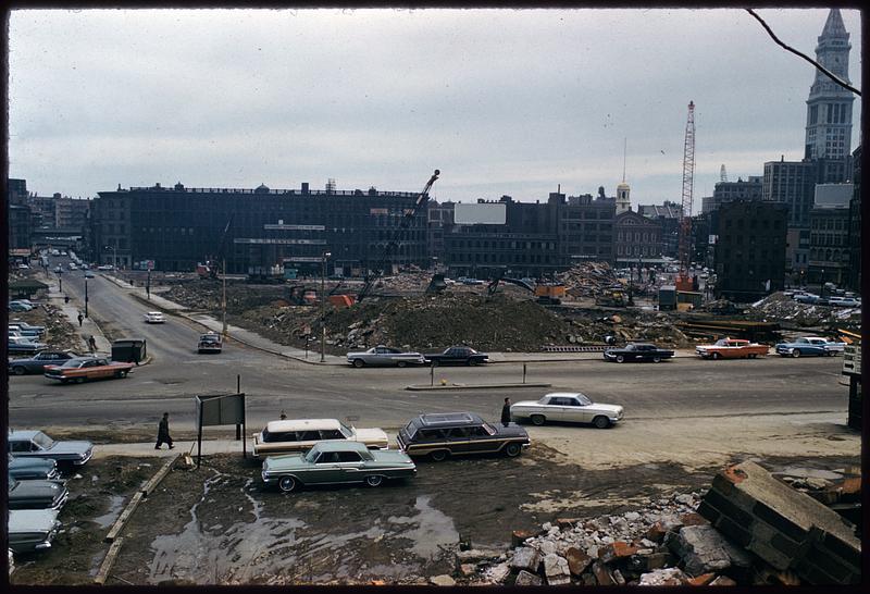 City Hall construction site, Boston