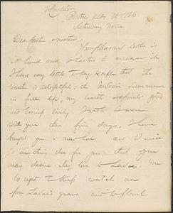 Letter from John D. Long to Zadoc Long and Julia D. Long, October 20, 1866