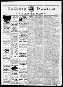 Roxbury Gazette and South End Advertiser, December 18, 1873