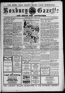 Roxbury Gazette and South End Advertiser, November 28, 1947