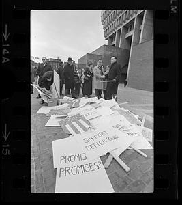 Teachers strike for better working conditions, downtown Boston