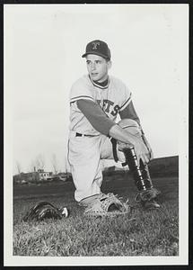GB Baseball League. 1962 All Star catcher Joel Peckham.