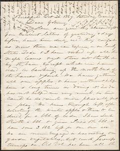 Letter from Zadoc Long to John D. Long, October 26, 1867