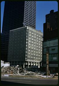 Demolished building