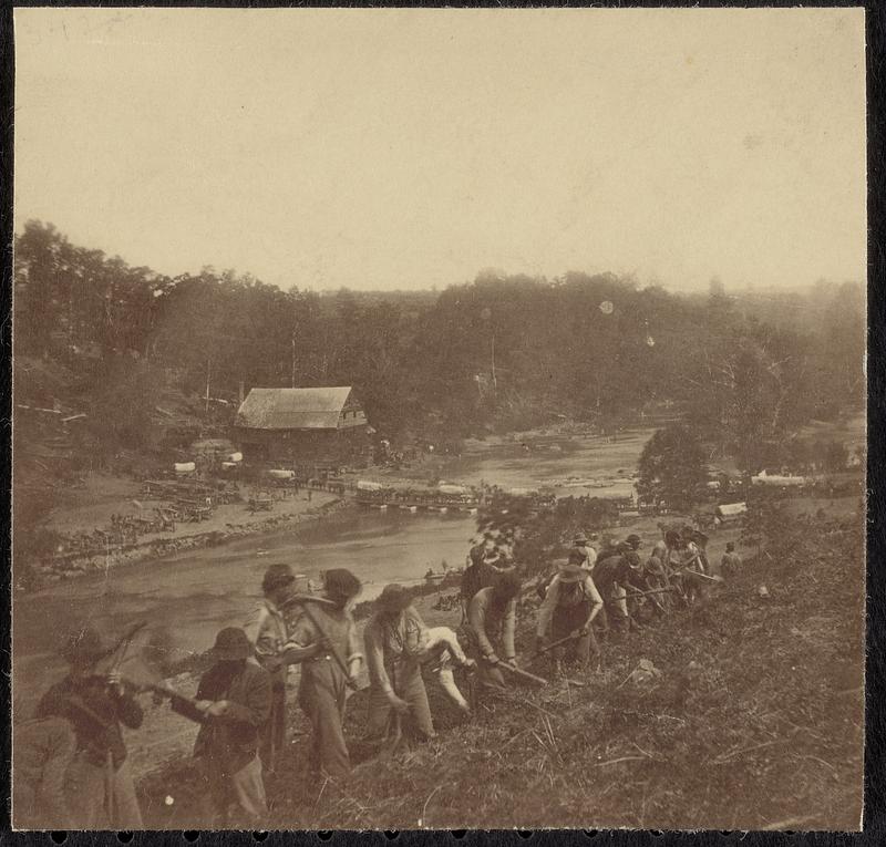 Engineer Corps building a road